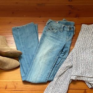 True Religion Low Rise Bootcut Jeans 24